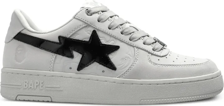 Sta 4 star-embellished leather sneakers