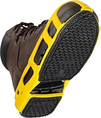 STABIL Grippers Anti-Slip Traction Job Safety Shoe Grips - XL - Yellow/Black - Image 2