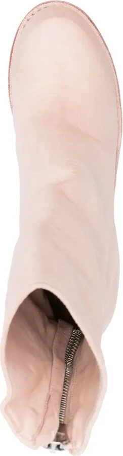 Stack-Heel Leather Ankle Boots - Image 4