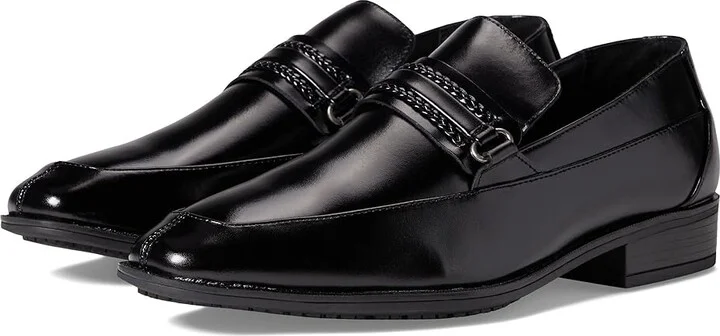 Stacy Adams Aberdeen Slip-On Loafer Men's Shoes Black : 7 M, Leather/Synthetic
