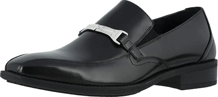 Stacy Adams Adrian Bike Toe Slip-On Men's Shoes Black : 9 D - Medium, Leather - Image 2