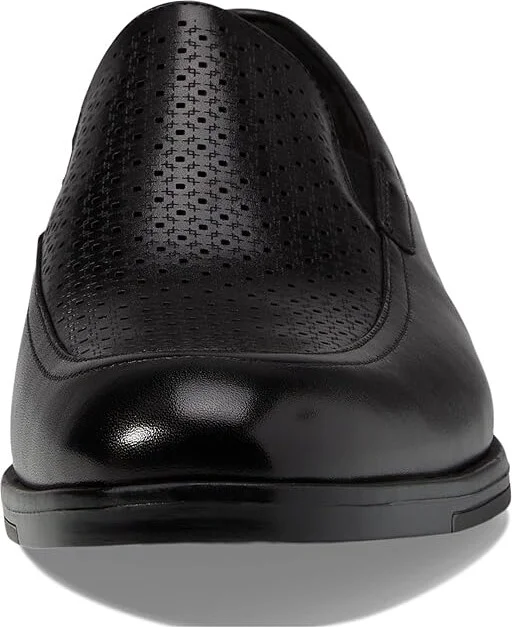 Stacy Adams Aiden Moc Toe Slip-On Loafer Men's Lace Up Wing Tip Shoes Black : 7.5 M, Leather - Image 5
