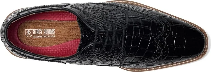 Stacy Adams Alario Wingtip Oxford Men's Shoes Black : 10 M, Leather - Image 2