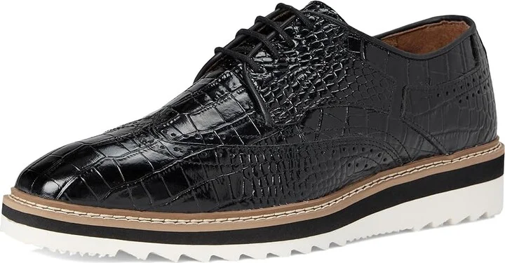 Stacy Adams Alario Wingtip Oxford Men's Shoes Black : 10 M, Leather - Image 5