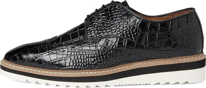 Stacy Adams Alario Wingtip Oxford Men's Shoes Black : 10 M, Leather - Image 6