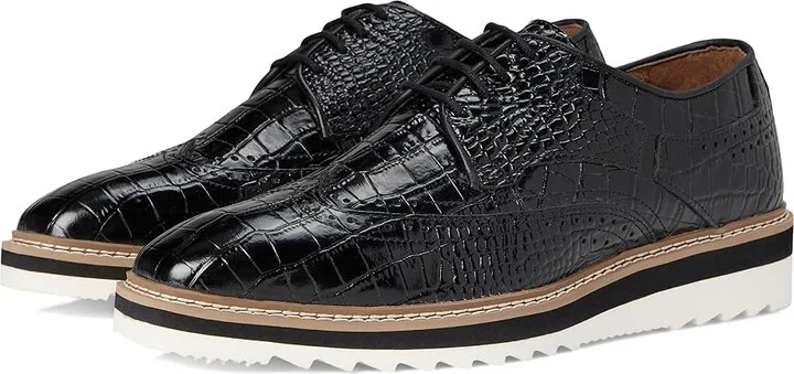 Stacy Adams Alario Wingtip Oxford Men's Shoes Black : 10 M, Leather