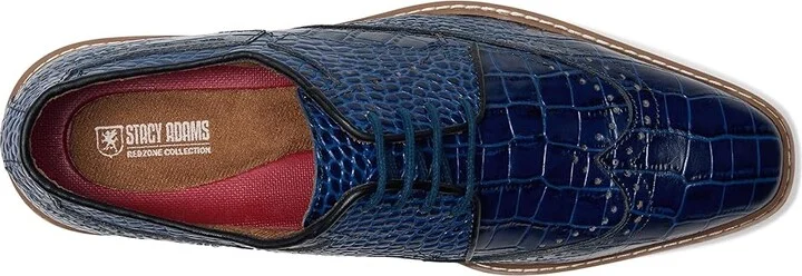 Stacy Adams Alario Wingtip Oxford Men's Shoes Blue : 15 M, Leather - Image 2