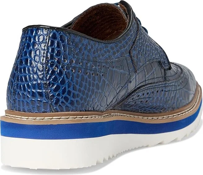 Stacy Adams Alario Wingtip Oxford Men's Shoes Blue : 15 M, Leather - Image 4