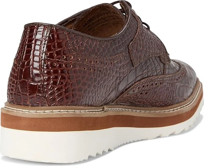 Stacy Adams Alario Wingtip Oxford Men's Shoes Cognac : 12 M, Leather - Image 4