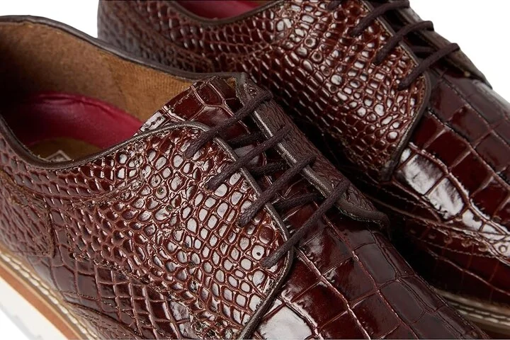 Stacy Adams Alario Wingtip Oxford Men's Shoes Cognac : 12 M, Leather - Image 7
