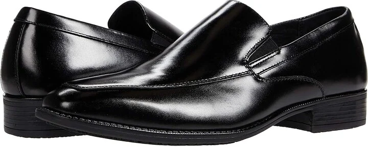 Stacy Adams Aldrich Slip-On Loafer Men's Shoes Black : 7 D - Medium, Leather