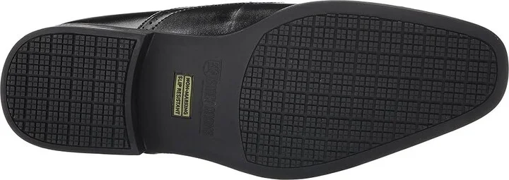 Stacy Adams Ardell Slip Resistant Plain Toe Oxford Men's Plain Toe Shoes Black : 7 D - Medium, Leather - Image 4