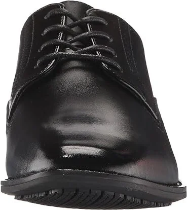 Stacy Adams Ardell Slip Resistant Plain Toe Oxford Men's Plain Toe Shoes Black : 7 D - Medium, Leather - Image 6