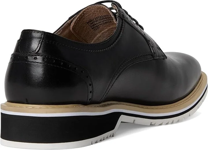 Stacy Adams Barringer Lace-Up Men's Lace Up Wing Tip Shoes Black : 12 M, Leather - Image 4