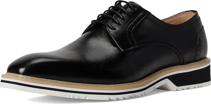Stacy Adams Barringer Lace-Up Men's Lace Up Wing Tip Shoes Black : 12 M, Leather - Image 5