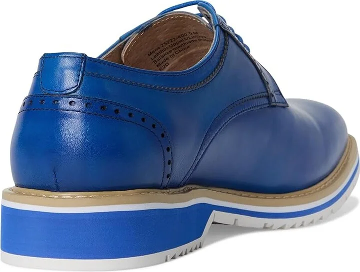 Stacy Adams Barringer Lace-Up Men's Lace Up Wing Tip Shoes Blue : 11 M, Leather - Image 4