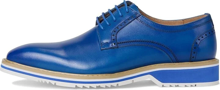 Stacy Adams Barringer Lace-Up Men's Lace Up Wing Tip Shoes Blue : 11 M, Leather - Image 6