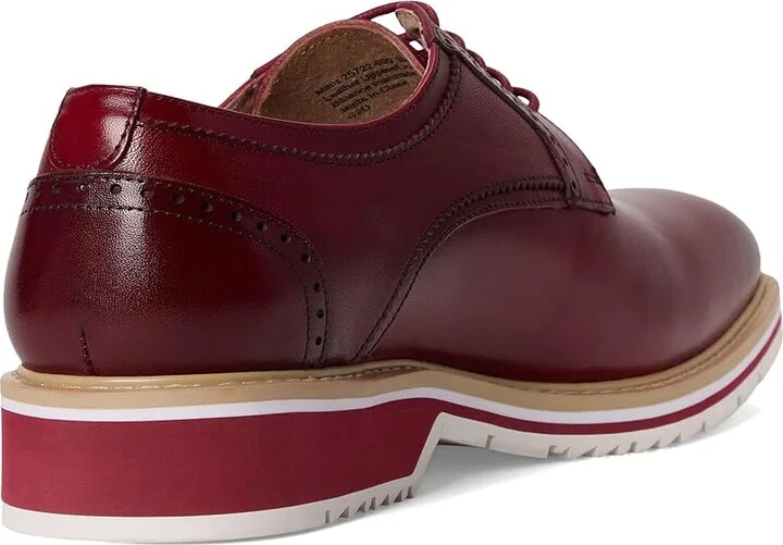 Stacy Adams Barringer Lace-Up Men's Lace Up Wing Tip Shoes Red : 10 M, Leather - Image 4