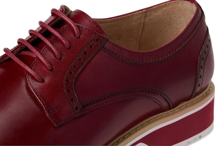 Stacy Adams Barringer Lace-Up Men's Lace Up Wing Tip Shoes Red : 10 M, Leather - Image 7