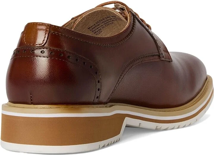 Stacy Adams Barringer Lace-Up Men's Lace Up Wing Tip Shoes Tan : 8 M, Leather - Image 4
