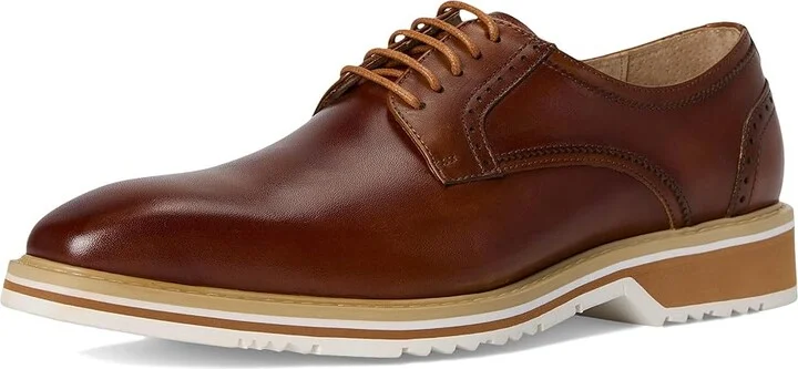 Stacy Adams Barringer Lace-Up Men's Lace Up Wing Tip Shoes Tan : 8 M, Leather - Image 5