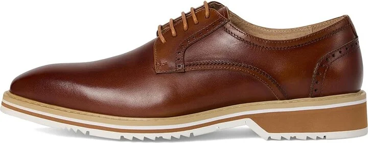 Stacy Adams Barringer Lace-Up Men's Lace Up Wing Tip Shoes Tan : 8 M, Leather - Image 6