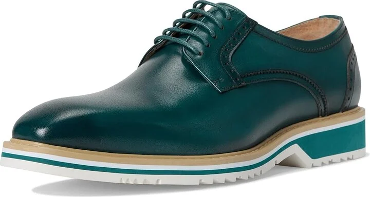 Stacy Adams Barringer Lace-Up Men's Lace Up Wing Tip Shoes Teal : 13 M, Leather - Image 5