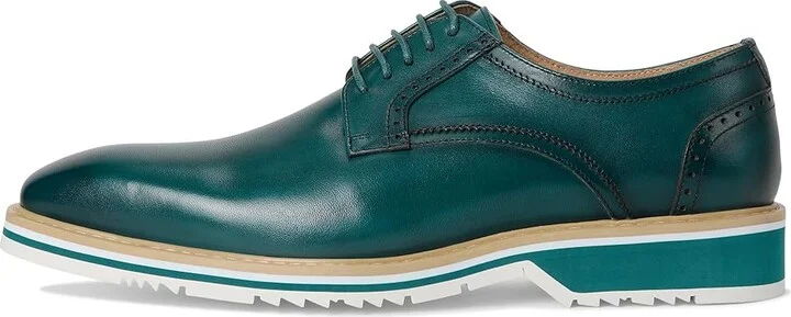 Stacy Adams Barringer Lace-Up Men's Lace Up Wing Tip Shoes Teal : 13 M, Leather - Image 6