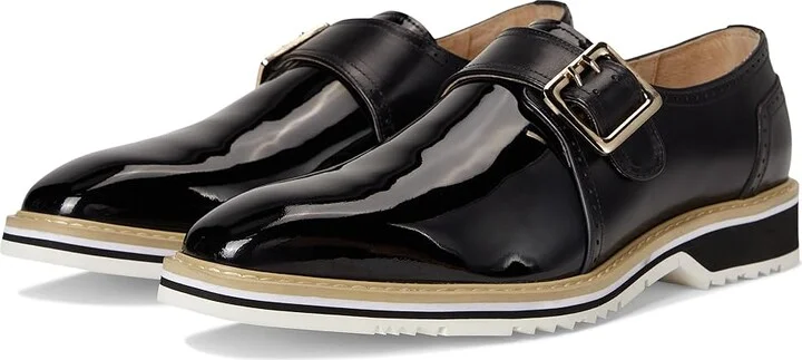 Stacy Adams Bartram Monk Strap Men's Lace Up Wing Tip Shoes Black : 11 M, Leather/Synthetic