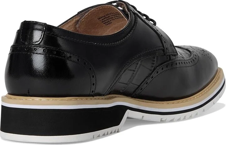 Stacy Adams Beaumont Wing Tip Lace-Up Men's Lace Up Wing Tip Shoes Black : 7 M, Leather - Image 4