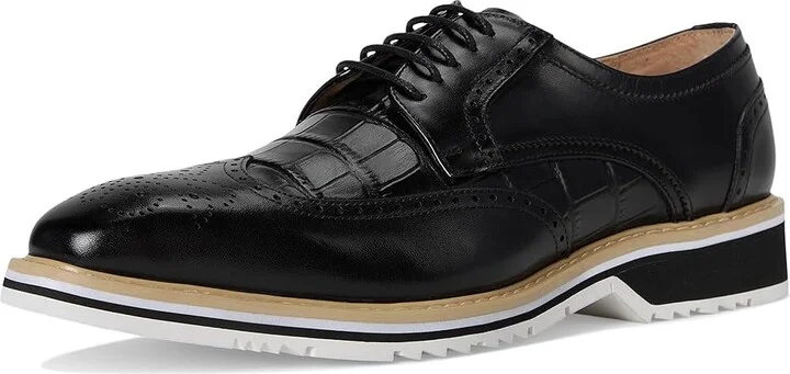 Stacy Adams Beaumont Wing Tip Lace-Up Men's Lace Up Wing Tip Shoes Black : 7 M, Leather - Image 5