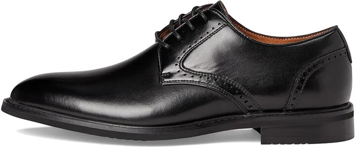 Stacy Adams Benson Plain Toe Lace-Up Men's Shoes Black : 14 M, Leather - Image 6