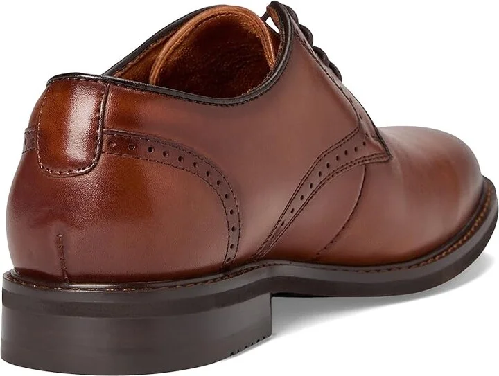 Stacy Adams Benson Plain Toe Lace-Up Men's Shoes Brandy : 7 M, Leather - Image 4