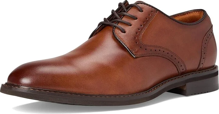 Stacy Adams Benson Plain Toe Lace-Up Men's Shoes Brandy : 7 M, Leather - Image 5