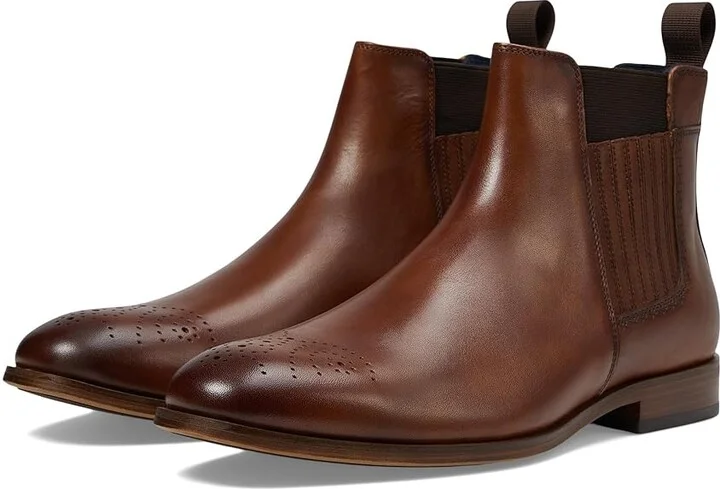 Stacy Adams Bradley Chelsea Boot Men's Boots Tan : 11 M, Leather/Rubber