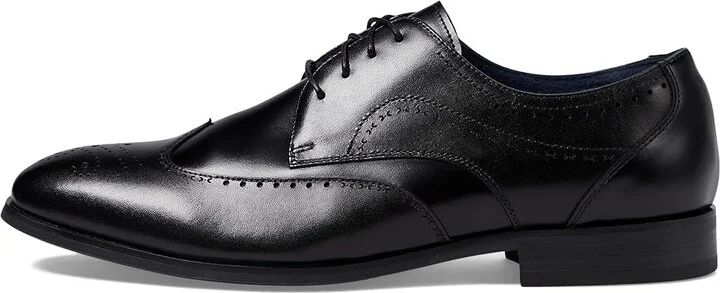 Stacy Adams Brayden Wing Tip Lace-Up Men's Lace Up Wing Tip Shoes Black : 11.5 M, Leather - Image 6