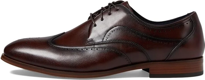 Stacy Adams Brayden Wing Tip Lace-Up Men's Lace Up Wing Tip Shoes Brown : 10.5 M, Leather - Image 6