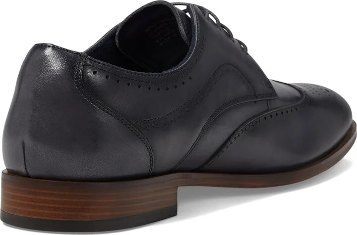 Stacy Adams Brayden Wing Tip Lace-Up Men's Lace Up Wing Tip Shoes Gray : 8.5 M, Leather - Image 4
