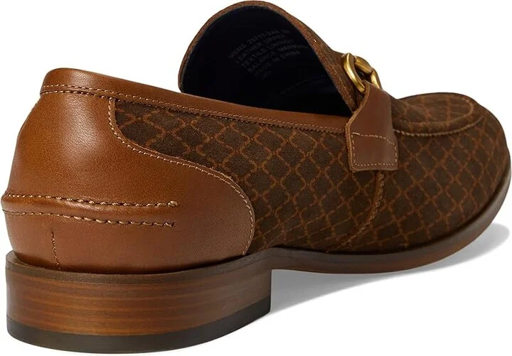 Stacy Adams Brinkley Moc Toe Slip-On Men's Lace Up Wing Tip Shoes Tan : 7 M, Leather/Suede - Image 4