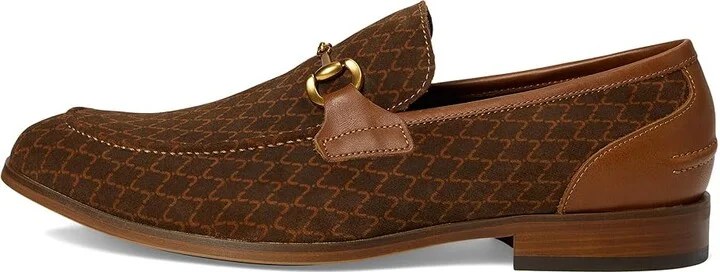 Stacy Adams Brinkley Moc Toe Slip-On Men's Lace Up Wing Tip Shoes Tan : 7 M, Leather/Suede - Image 6