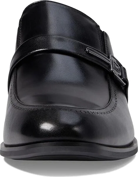 Stacy Adams Buckley Moc Toe Slip-On Men's Lace Up Wing Tip Shoes Black : 7 M, Cotton/Leather - Image 5