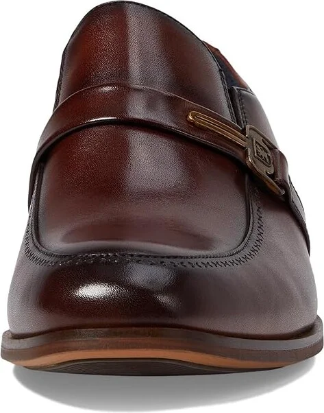 Stacy Adams Buckley Moc Toe Slip-On Men's Lace Up Wing Tip Shoes Brown : 8.5 W, Cotton/Leather - Image 5