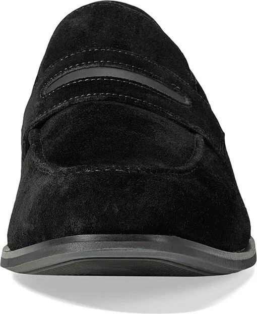 Stacy Adams Burke Penny Slip-On Men's Lace Up Wing Tip Shoes Black Suede : 9.5 M - Image 5