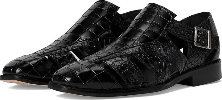 Stacy Adams Calandro City Sandal Men's Sandals Black : 10 M, Leather
