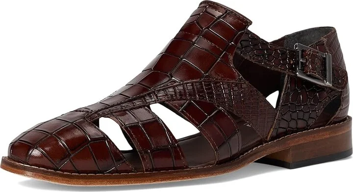 Stacy Adams Calandro City Sandal Men's Sandals Cognac : 9.5 M, Leather - Image 5