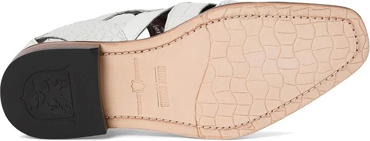 Stacy Adams Calandro City Sandal Men's Sandals White : 11.5 M, Leather - Image 3