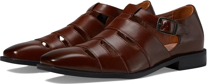 Stacy Adams Calderon City Sandal Men's Sandals Cognac : 7 M, Synthetic