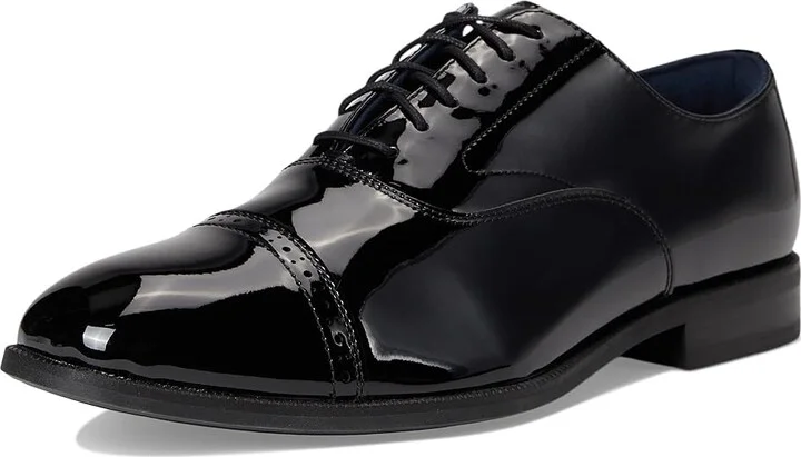 Stacy Adams Concorde II Cap Toe Lace-Up Men's Lace Up Wing Tip Shoes Black Patent : 14 M, Synthetic - Image 5
