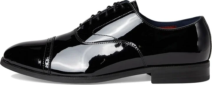 Stacy Adams Concorde II Cap Toe Lace-Up Men's Lace Up Wing Tip Shoes Black Patent : 14 M, Synthetic - Image 6
