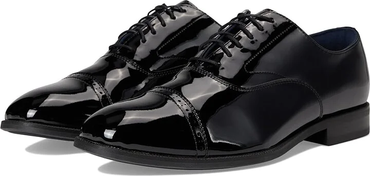 Stacy Adams Concorde II Cap Toe Lace-Up Men's Lace Up Wing Tip Shoes Black Patent : 14 M, Synthetic
